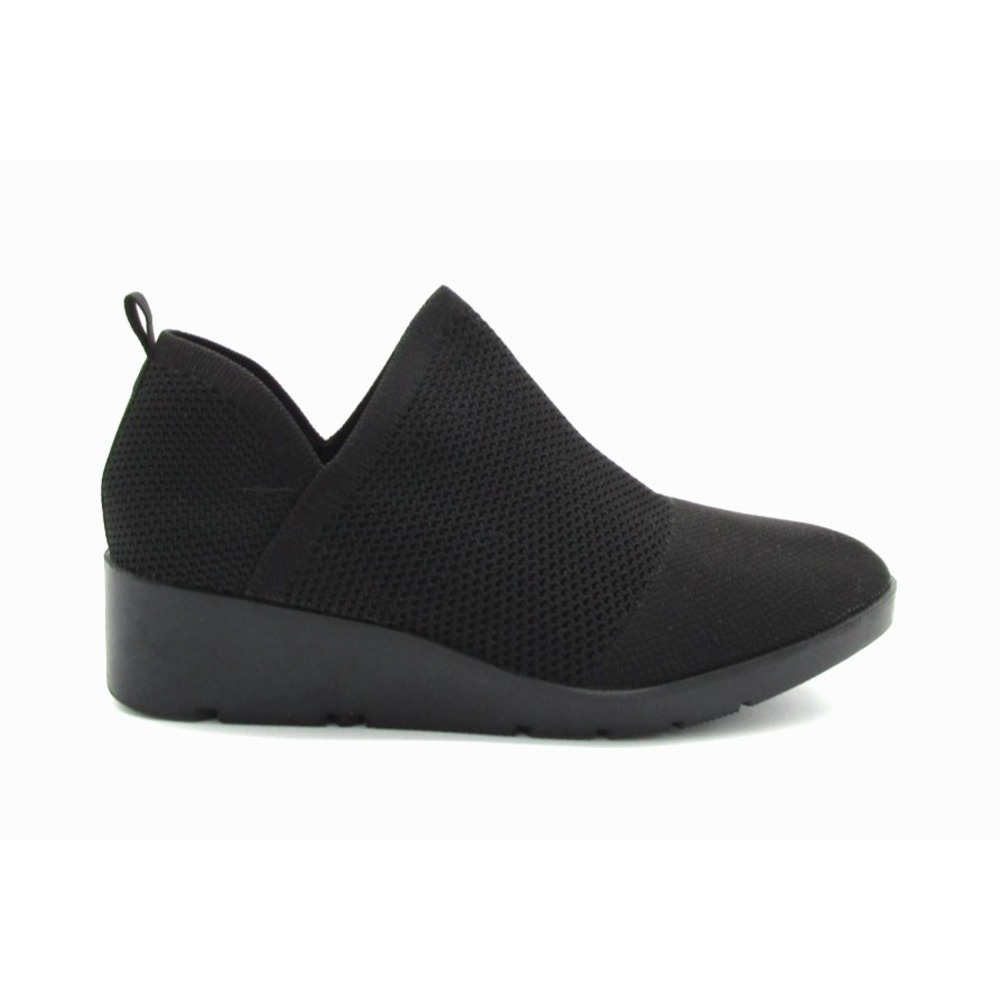 Taryn Rose Kabe Knit Wedge Ankle Booties Black Comfort Shoes Womens Size 9 - Picture 3 of 8